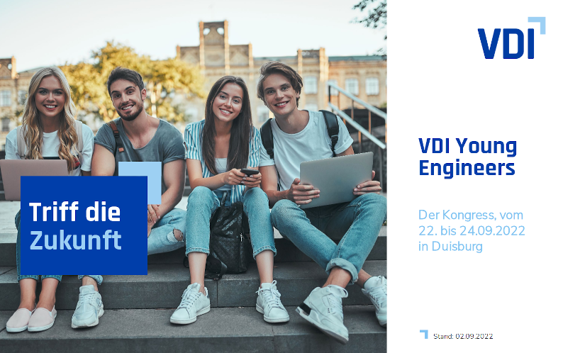 Kongress des Netzwerks VDI Young Engineers, 23.09.2022, Duisburg – u.a. mit CERN